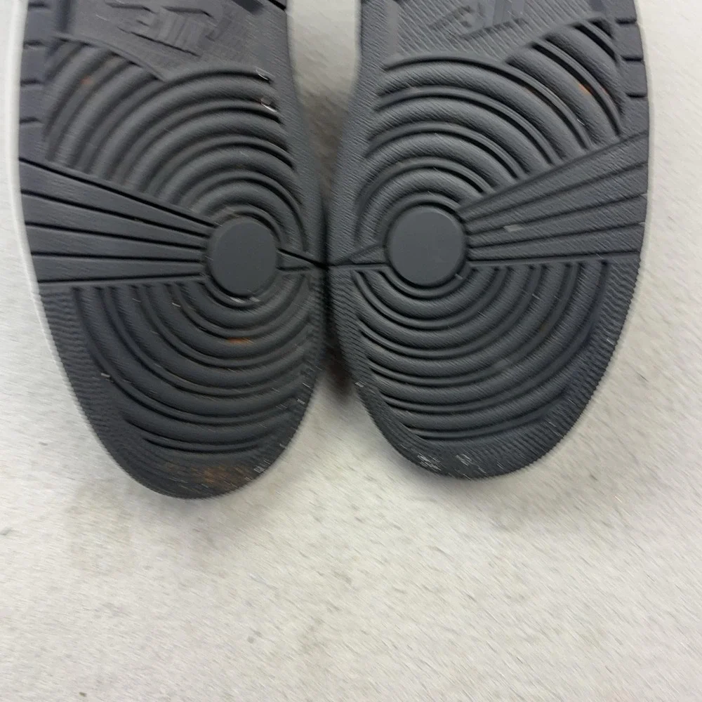 Jordan 1 Mid Shoes Mens Size 12 Black Panda Elephant Print Sneakers FB9911-001